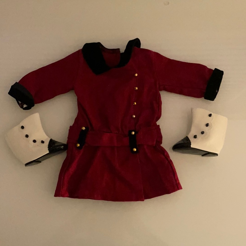 American girl doll Rebecca coat and boots.